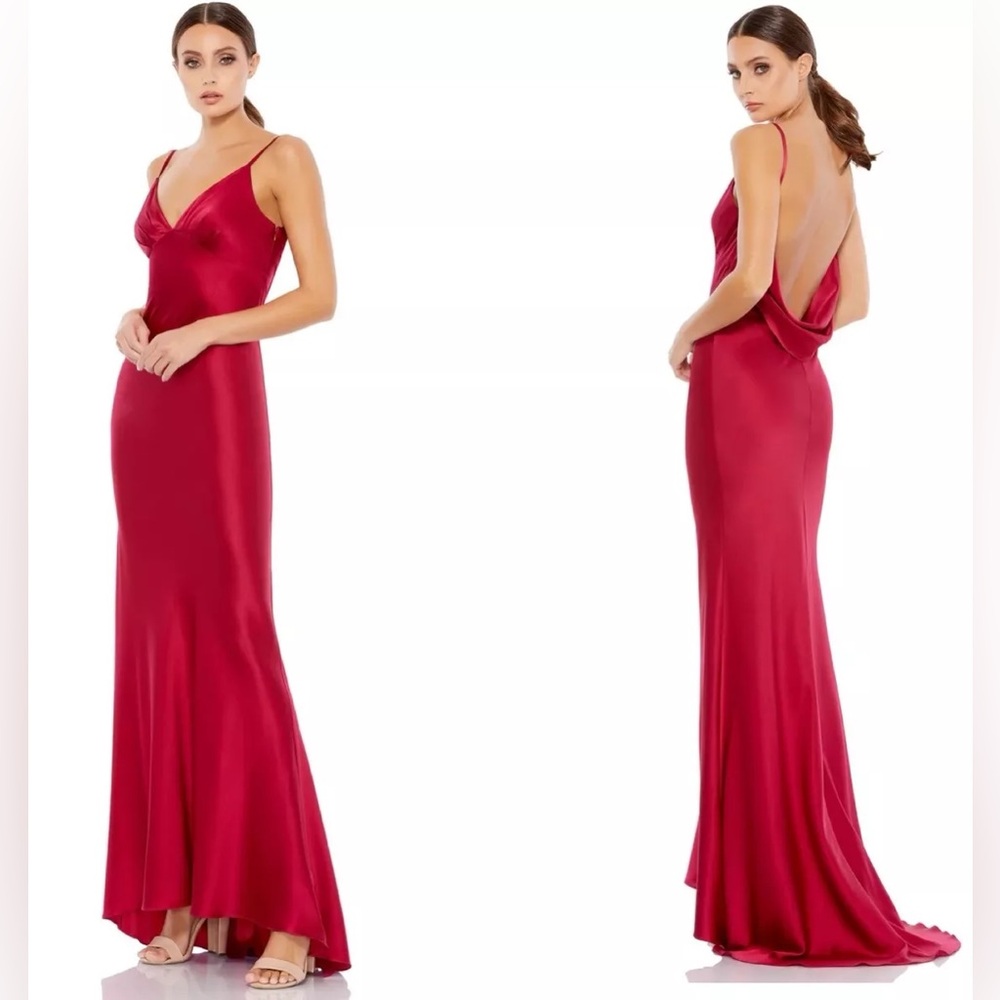 NWT Mac Duggal Satin Dress